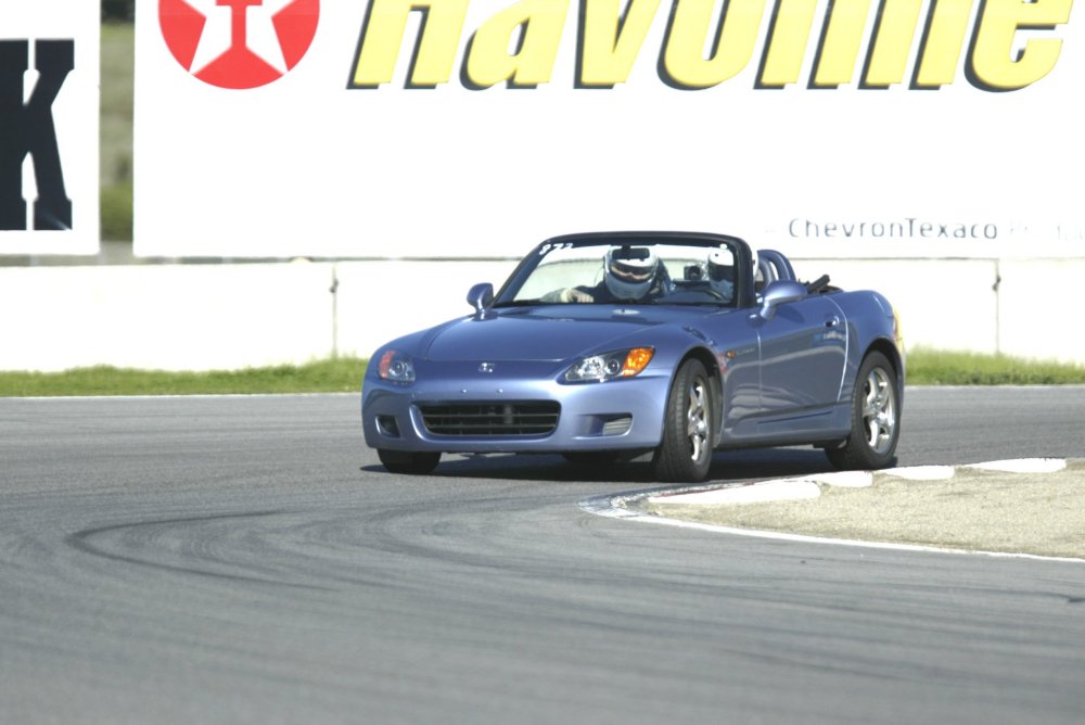 Laguna Seca turn 11, at the apex